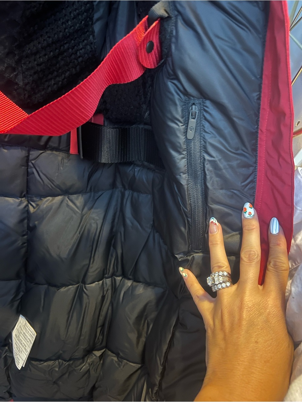 SALE 🔥NWT lululemon WINTER WARRIOR Red Women's Insulated Puffer Parka - Picture 7 of 12